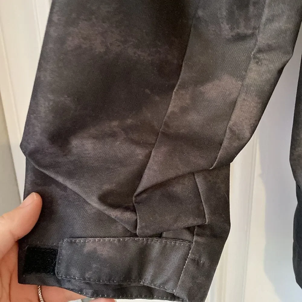 Columbia Black Camouflage Hooded Jacket Size XL (18/20)